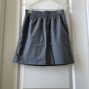 JCrew grey mini dress with pockets